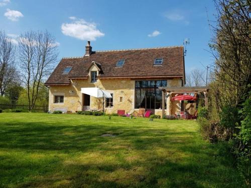Le Pin-la-Garenne Casa | Maison Percheronne Indépendante avec Étang, Jardin et Dépendance, Proche Bellême - FR-1-497-158