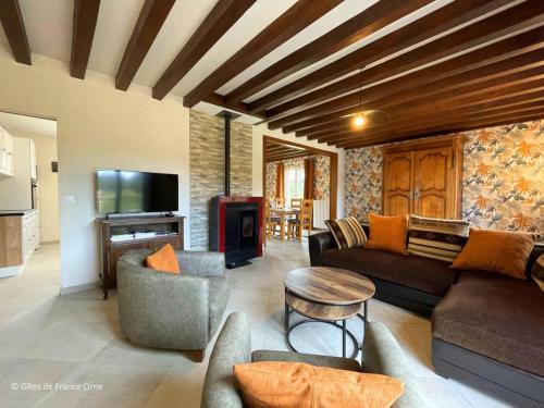 Moutiers au Perche Casa | Maison spacieuse au cœur du Perche, jardin clos, WIFI, animaux admis - FR-1-497-232
