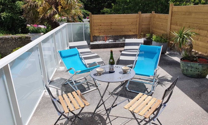 Treffiagat Casa | Maison typique pour 4 personnes, jardin clos et fleuri, proche plage