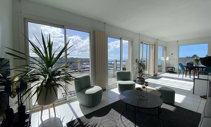 Fecamp Casa | Maison vue Mer, Port et Ville