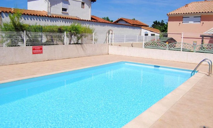 Marseillan Apartamento | Maisonnette 4 pers avec terrasse, piscine, proche plage, animaux acceptés - FR-1-387-145