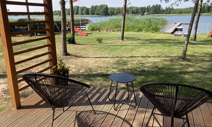Szeligi Cabaña | Makosieje Resort with the view on the lake