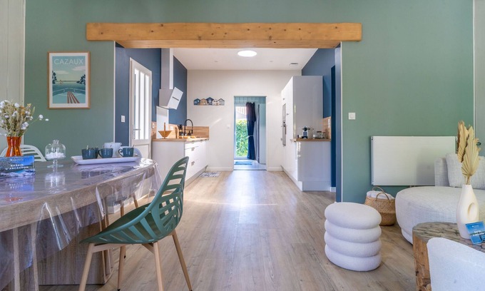 Cazaux Casa | Mamy Blue - Maison proche Lac de Cazaux