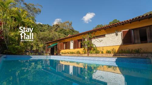 Petropolis Casa | Mansão Bardô em Morin-5qts-Piscina e Academia-SH111D