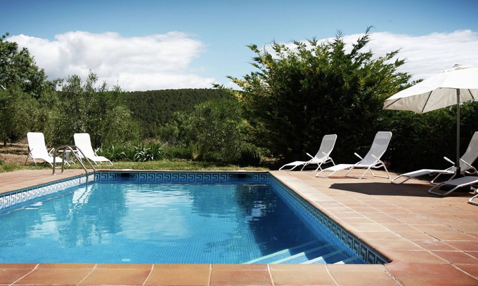 La Llacuna Villa | Mansión en La Llacuna con piscina y vistas