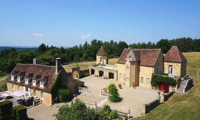 Meaulne-Vitray Villa | Mansión con piscina privada en Meaulne