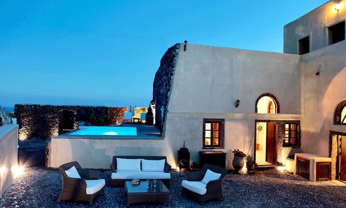 Megalochori Casa | Casa de vacaciones en Fira con 3 habitaciones, capacidad 6