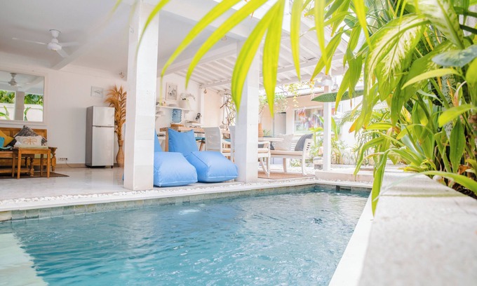 Legian Villa | Mara Villa Seminyak, 3 bedroom, 3 Bathroom, open living room, private pool.