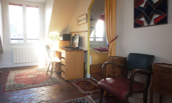 Enfants-Rouges Apartamento | Corazón del romántico Marais, tranquilo y soleado.