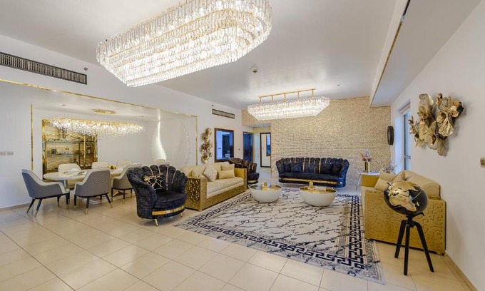 Dubai Marina Apartamento | Marco Polo - Deluxe Waterfront Roomy Apt, Perfect for Groups