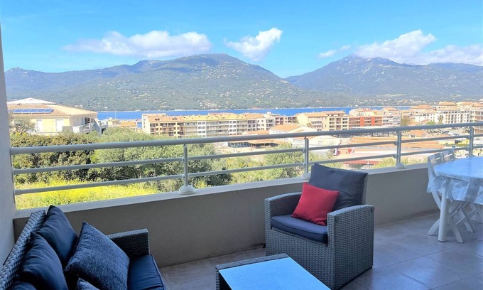 Propriano Apartamento | Mare and Monti sea view near downtown