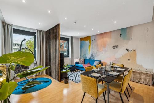 Braunschweig City Center Apartamento | maremar - City Design Apartment - 2 Schlafzimmer - Luxus Boxspringbetten - Küche - Highspeed WIFI - Arbeitsplätze