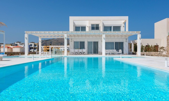 Kolymbia Villa | Villa Maria frente a la playa