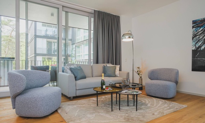 Bad Saarow Apartamento | Marina Apartment Seeflair Saarow mit Pool & Sauna