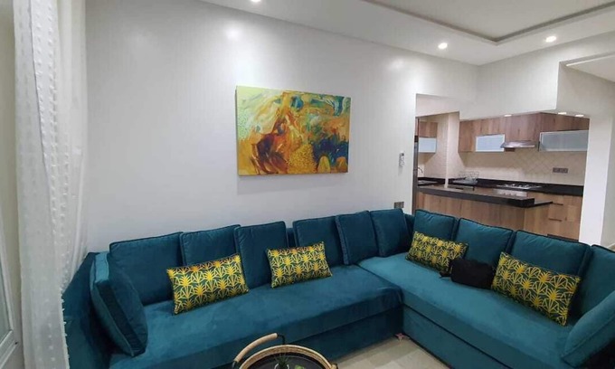 Agadir City Center Apartamento | Apartamento-Apartamento-Baño para personas con movilidad reducida-Vista a la ...