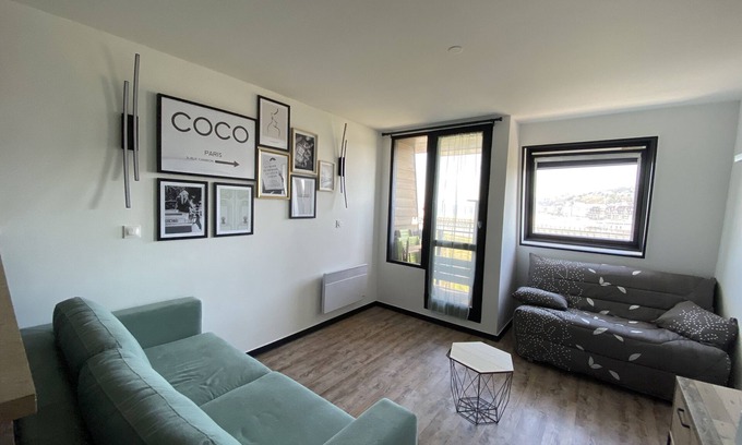 Deauville Apartamento | Marina de Deauville, Cosy Home, panoramic sea view