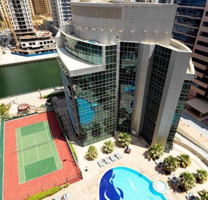 Dubai Marina Apartamento | Marina view with Pool, Gym, Tennis Court, 5 mins to Beach