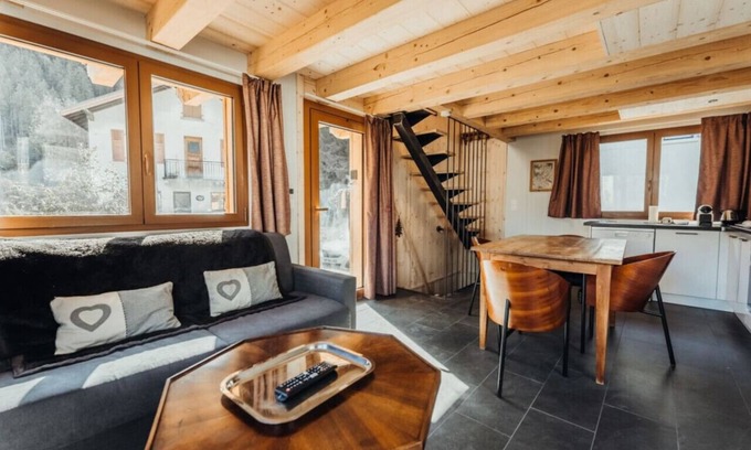 Chamonix City Centre Chalet De Esquí | Marius - Chalet 1CH Jardin Garage Balcons 5mncentre