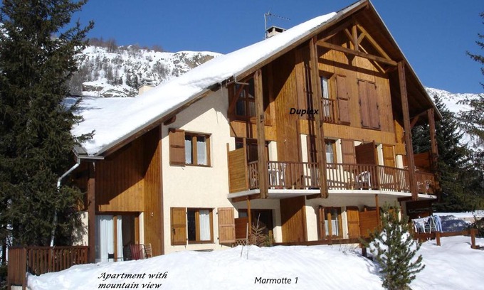 Monetier-les-Bains Apartamento | Marmotte Le Monêtier Apartment