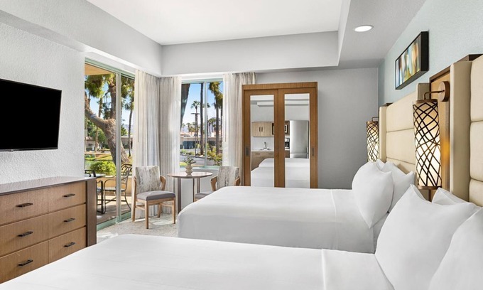 Palm Desert Apartamento | Marriott Villas 1 studio with fitness room and AC