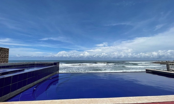 Playa San Blas Casa | Marshall Oceanfront Surf House - Infinity pool ocean view - 3 bedroom - AC Wifi