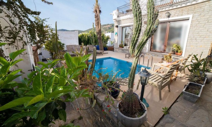 Bodrum City Center Villa | Marvelous Triplex Villa with Private Pool and Impressive View in Bodrum