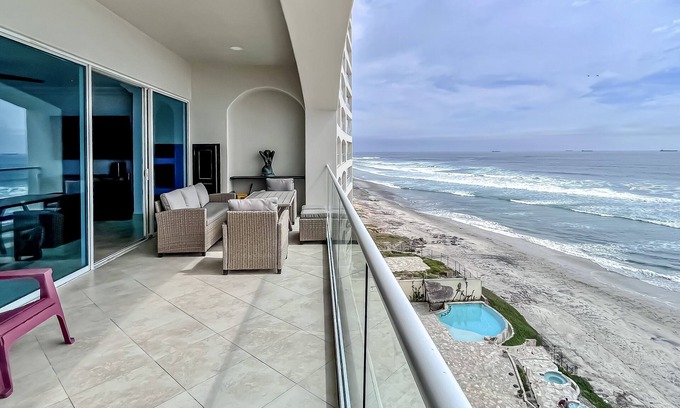Rosarito Condominio | MarYSol Condo - Acceso a la playa - 3 habitaciones - 6ª planta - Rosarito