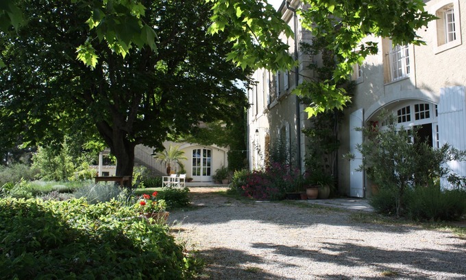 Visan Casa | DOMAINE FONTAINE paraíso para 10 personas con impresionantes vistas del Mont Ventoux