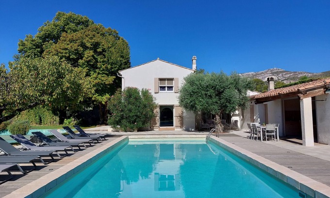 Roquevaire Casa | Mas Lasa, grande piscine, terrain de tennis,jardin