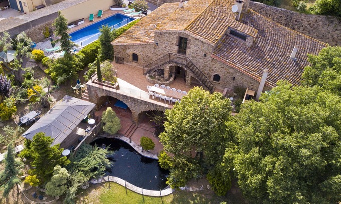 Ullastret Casa | Mascaros - hermosa casa grande con piscina propia