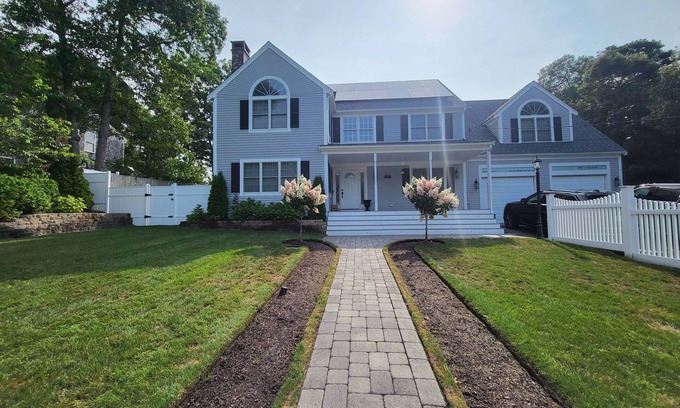 Mashpee Casa | Mashpee Manor Pool House-with a private back yard for the whole family!