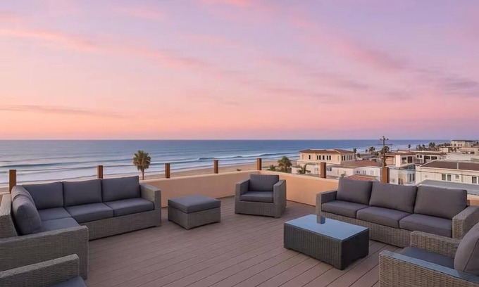 San Diego Apartamento | Massive Oceanview 6BR/6BA Sleeps 30+Rooftop Deck