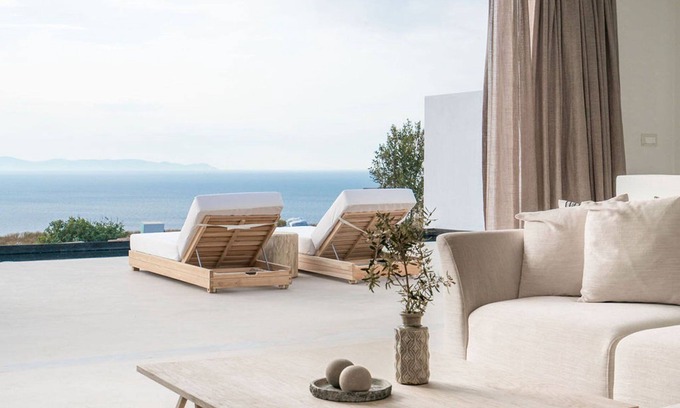 Oia Villa | Master Santorini Villa | 4 Bedrooms | Villa Paradiso Marino | Private Heated Pool & Jacuzzi | Sea and Sunset View | Oia
