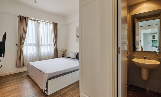 Thu Thiem Apartamento | Masteri view Landmark 81, downtown city 5mins-metro