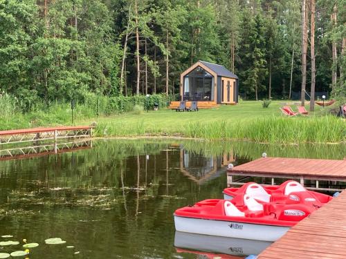 Szeligi Casa | Mazury Resort-bon turystyczny,nowoczesna stodoła 10 m od jeziora,ogrzewanie,wifi