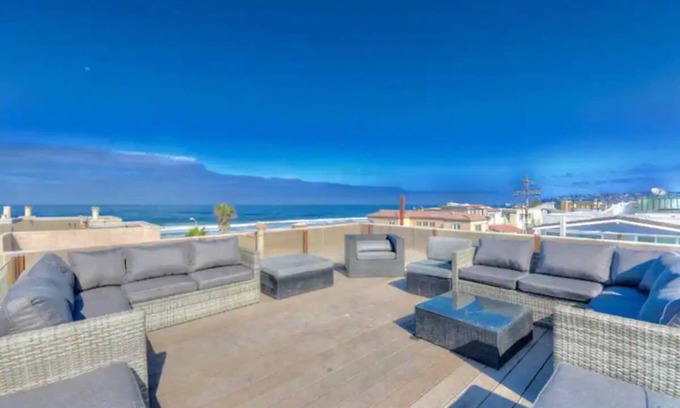 South Mission Beach Apartamento | MB 2 Condos 4BR/4BA+2 Lofts+Rooftop Deck by Sand