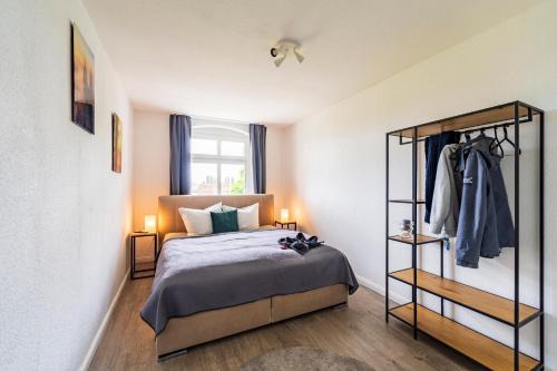 Magdeburg Apartamento | MD-4 Dodendorfer 88 - Nähe Uni Klinik - 2 Schlafzimmer - Smart TV - Schlafsofa -Voll ausgestattet