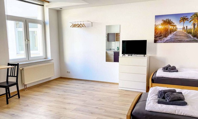 Magdeburg Apartamento | MD02 * 1 room * 2 beds * free Netflix