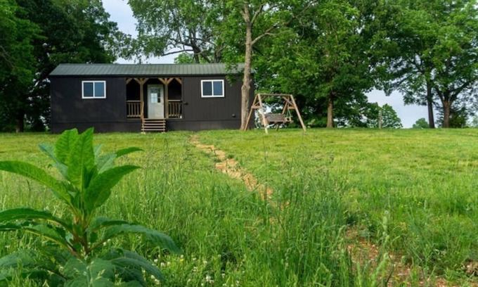 Marshall Casa | Meadow View Tiny Home Style Cabin near the Buffalo River. Pet Friendly
