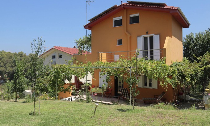Preveza Villa | Medi Ionian villa, en la playa de arena de 25 km de largo 10 min. Desde el aeropuerto de Aktion.