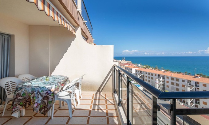 Santa Pola Apartamento | "Mediterranean sea views apartment" con piscina, jardín, 2 terrazas y Wi-Fi