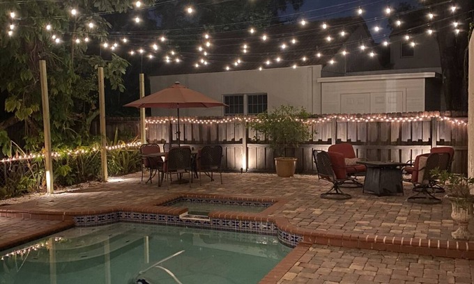 Davis Islands Casa | Mediterranean Villa with HEATED Pool and Spa