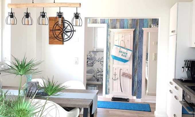 Busum Casa | Meerbüsum * App.1a * near lagoon * terrace & barbecue * suitable for allergy sufferers, 2 bedrooms