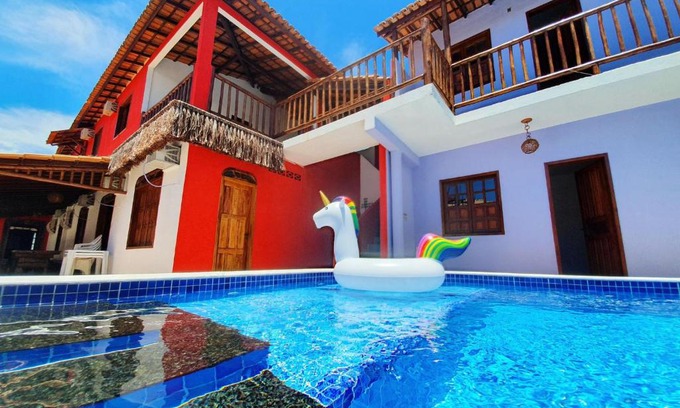 Taperapua Beach Casa | Mega Casa de Praia, 12 suítes, pertinho do Axé Moi