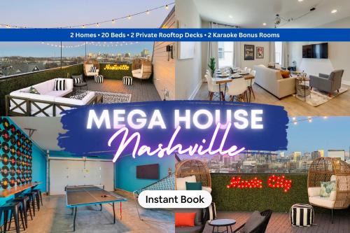 Nashville Casa | Mega Home - 24 Beds and Karaoke