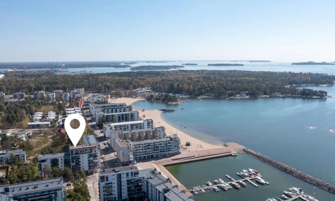 Itainen District Apartamento | Meren läheisyydessä iso yksiö