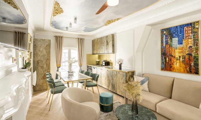 Quartier du Faubourg-Montmartre Apartamento | Merveil - Luxury Suite - Opera - Rougemont II