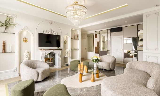 Faubourg-du-Roule Apartamento | Merveil Signature Suite Hoche - Eiffel Tower view