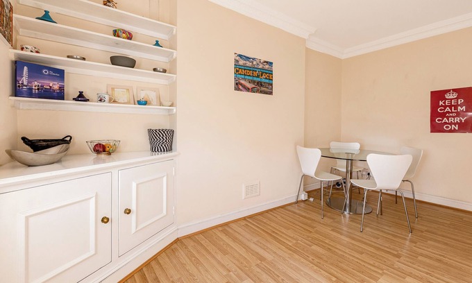 Primrose Hill Apartamento | Metropolitan 1BR flat, 5 minutes Chalk Farm tube