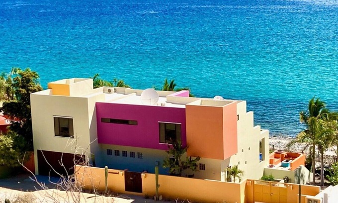Los Barriles Casa | Mexicana Contemporánea casa frente al mar con Infinity Pool